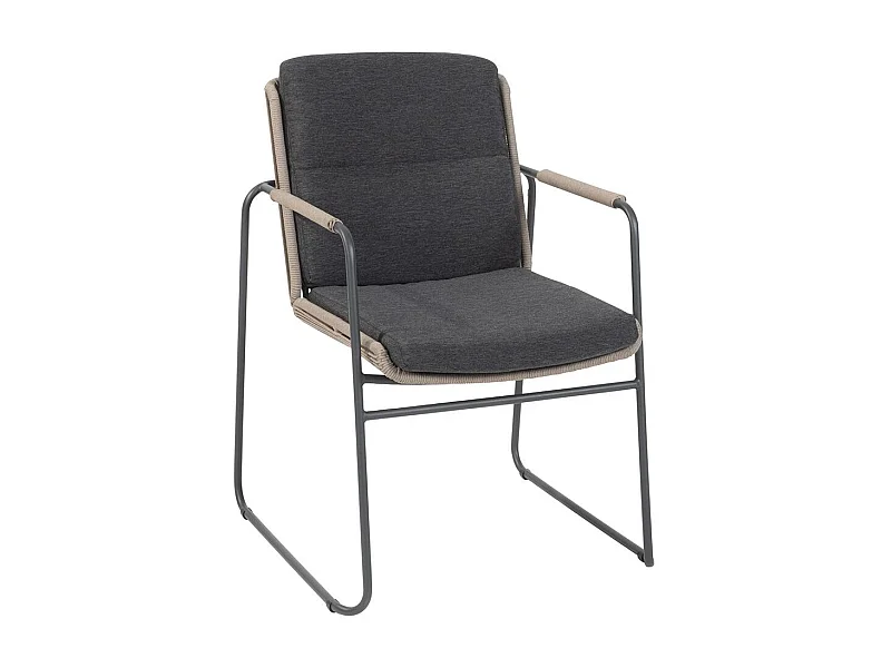 Parma Chaise de jardin Taste by 4 Seasons empilable taupe