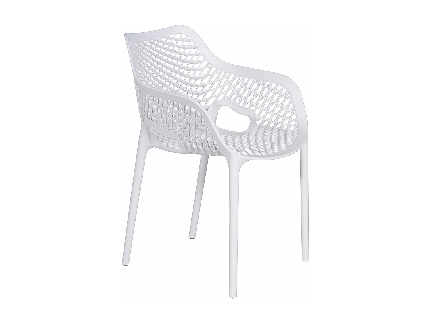 Garden Impressions Air XL kunststof tuinstoel wit