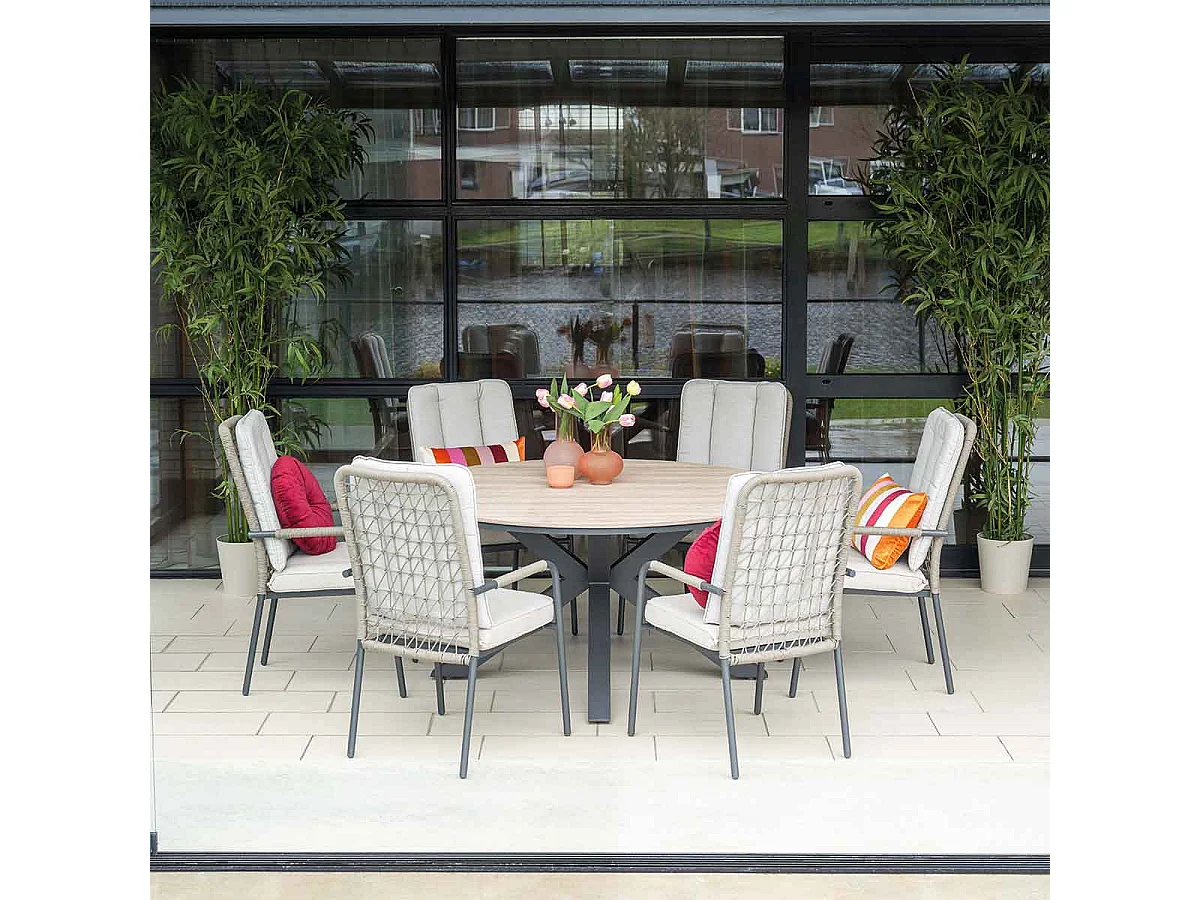 Chaise de jardin Garden Impressions Aleria taupe