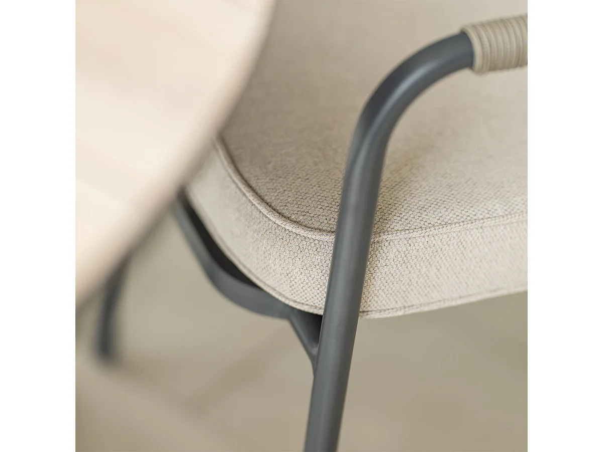 Chaise de jardin Garden Impressions Aleria taupe