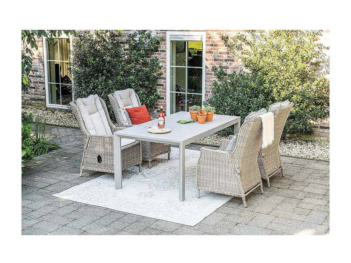 Chaise de jardin Garden Impressions Marbella - sable du désert réglable