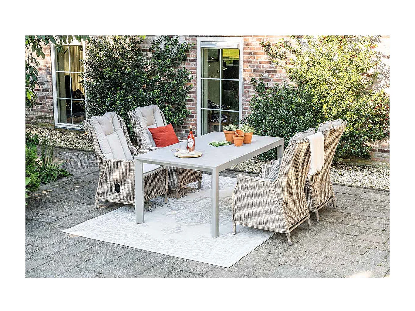 Chaise de jardin Garden Impressions Marbella - sable du désert réglable