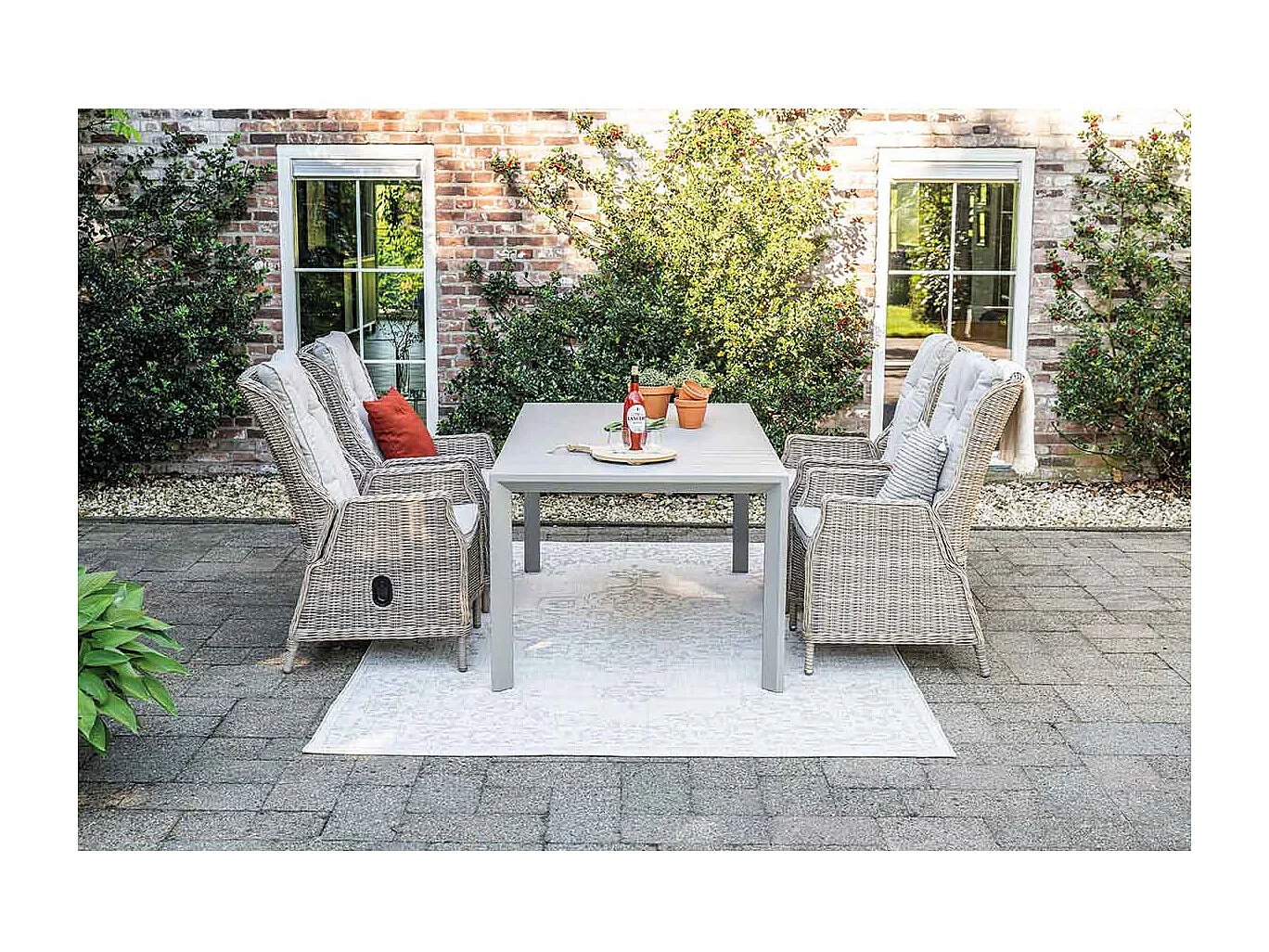 Chaise de jardin Garden Impressions Marbella - sable du désert réglable