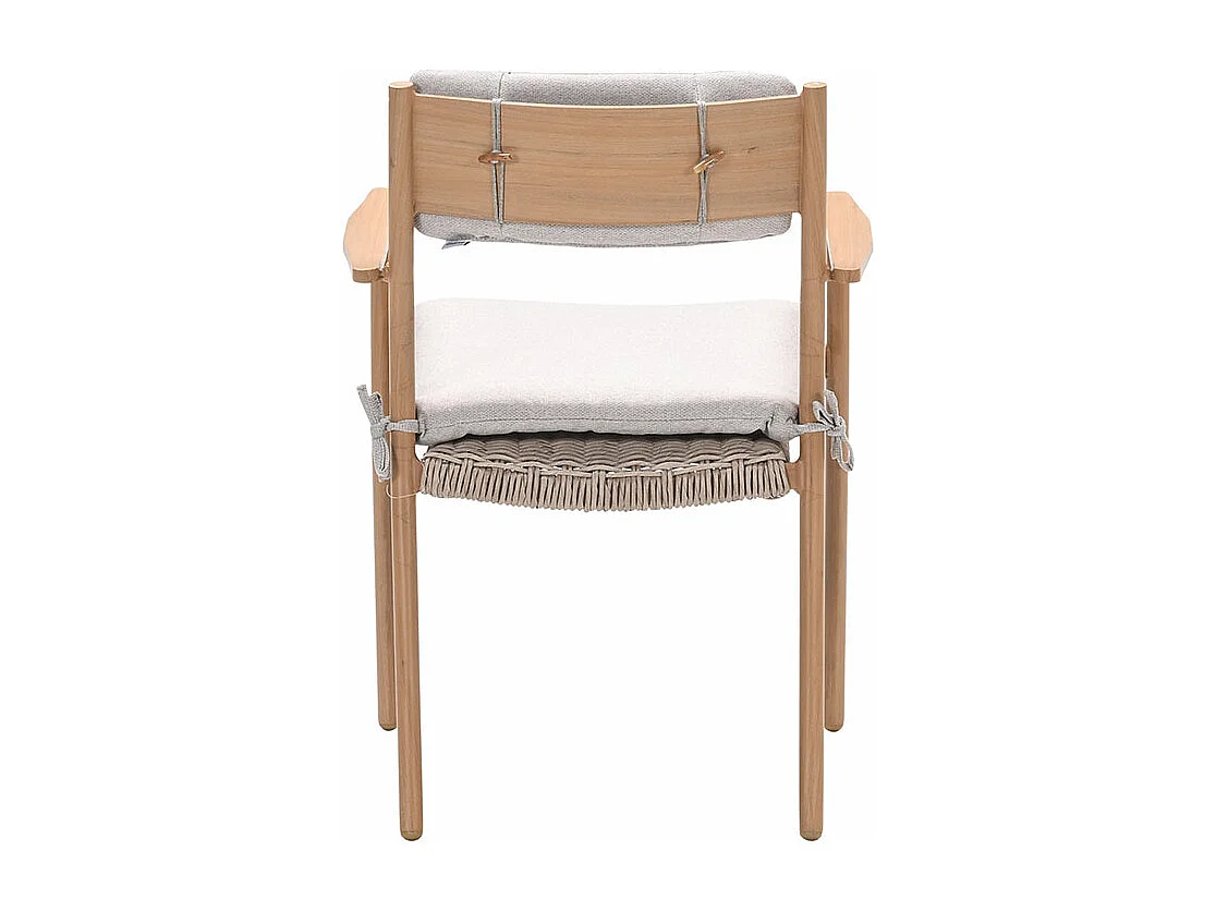 Chaise de jardin Garden Impressions Lily en teck clair - 2 pièces