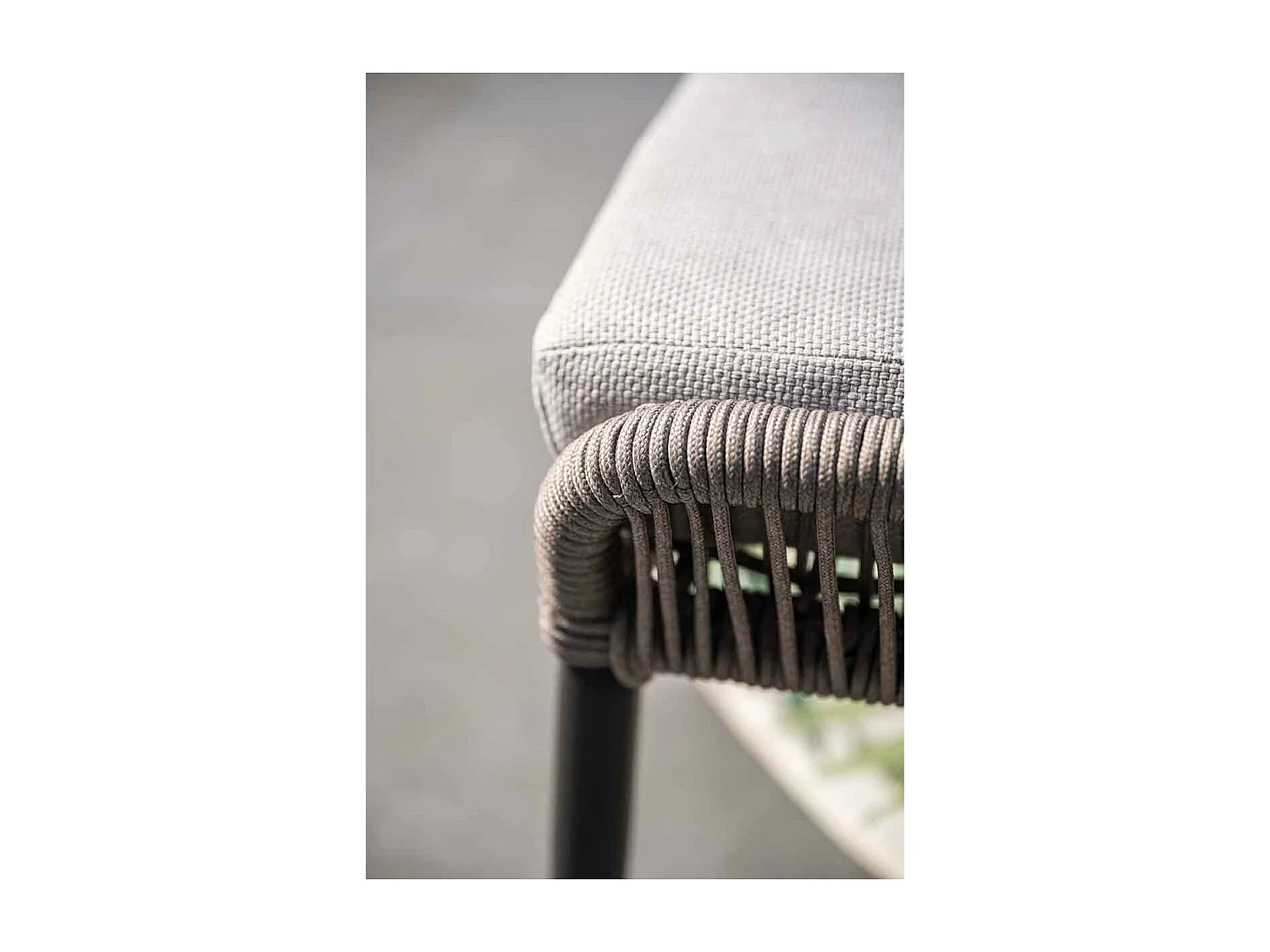 Garden Impressions Bentong loungestoel incl voetenbank - taupe