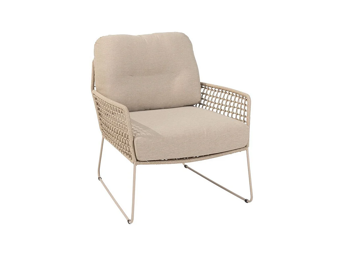 Taste by 4 Seasons Albano loungestoel - latte