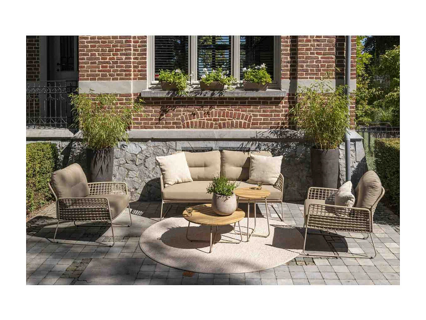 Taste by 4 Seasons Albano loungestoel - latte