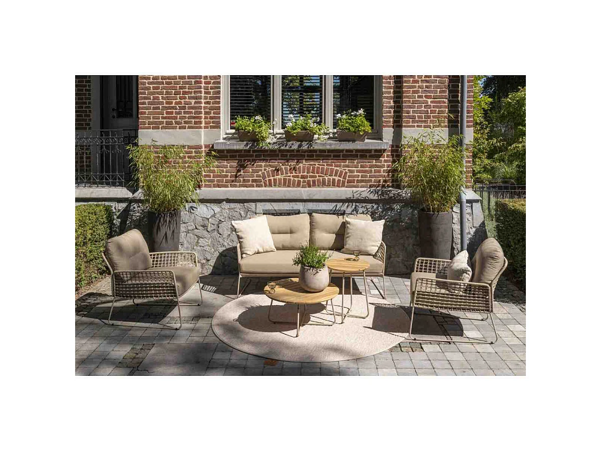Taste by 4 Seasons Albano loungestoel - latte
