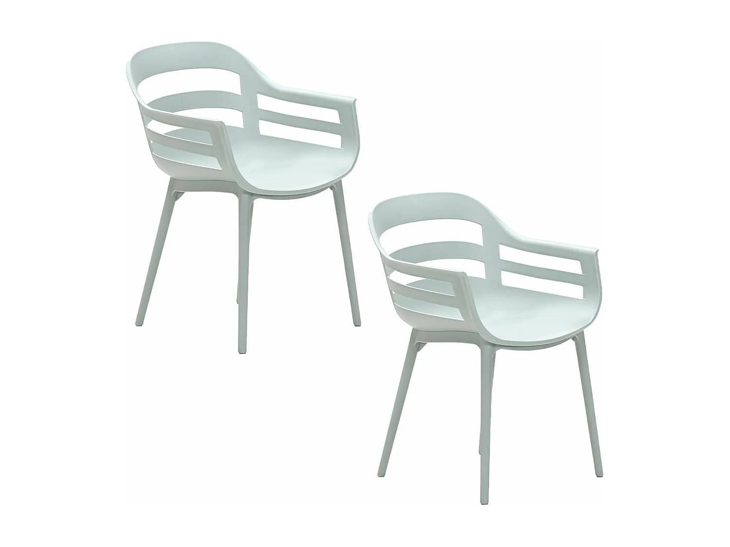 Garden Impressions Sunny tuinstoel olijf - 2 stuks