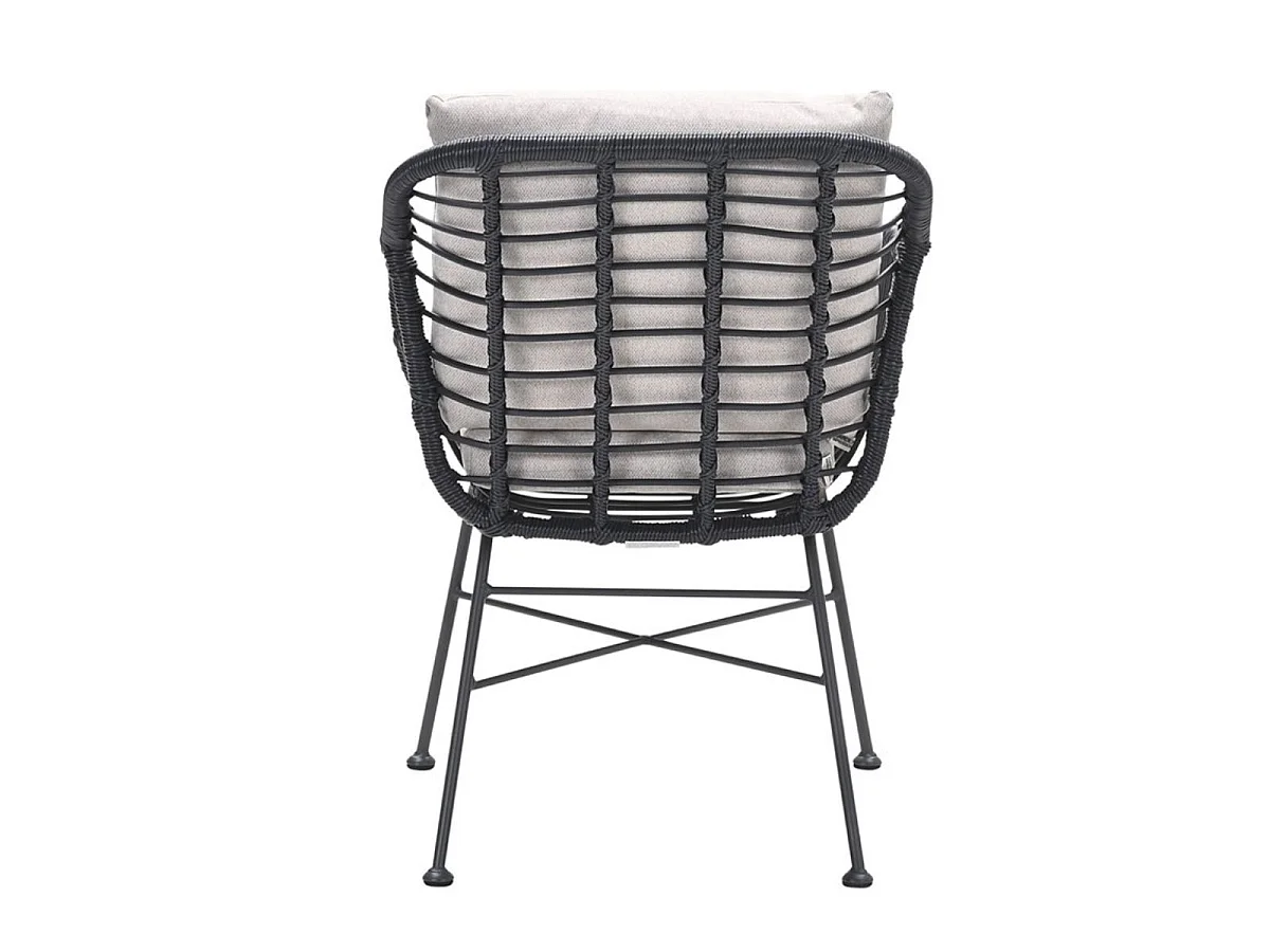 Chaise de jardin Garden Impressions Lucas - noir