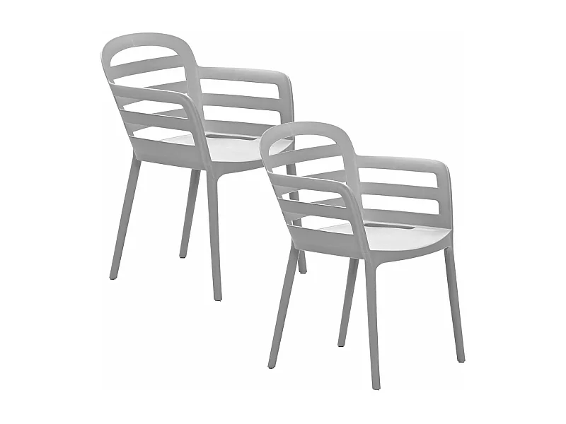 Garden Impressions Mira tuinstoel olijf - 2 stuks