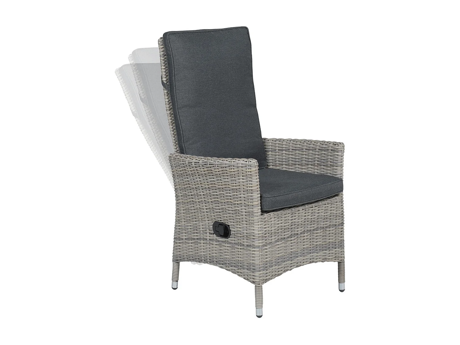 Garden Impressions Collin chaise de jardin réglable - vintage willow