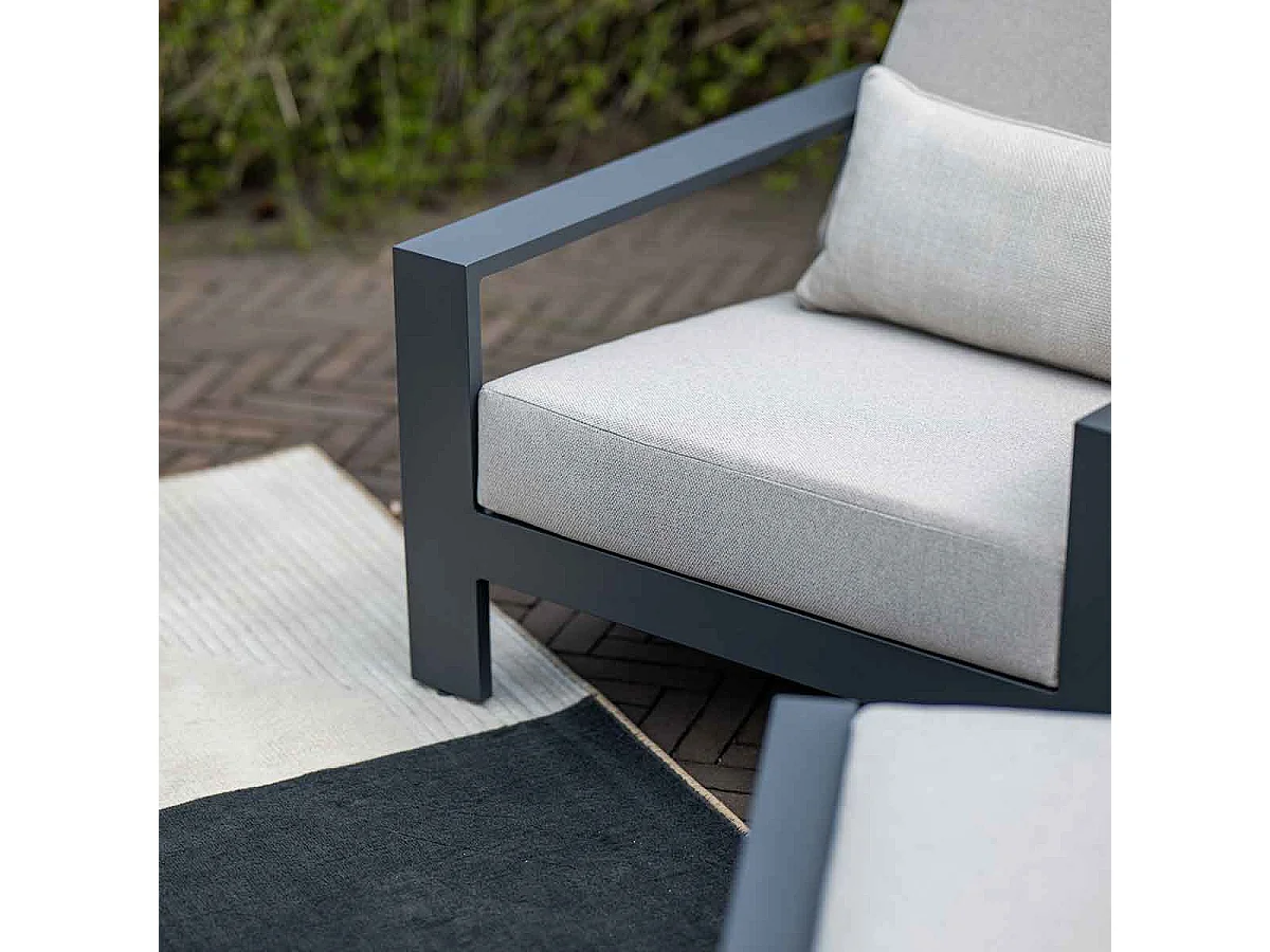 Chaise salon réglable Garden Impressions Coba Sable du désert