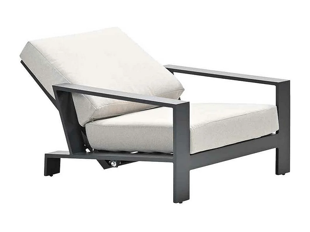 Chaise salon réglable Garden Impressions Coba Sable du désert