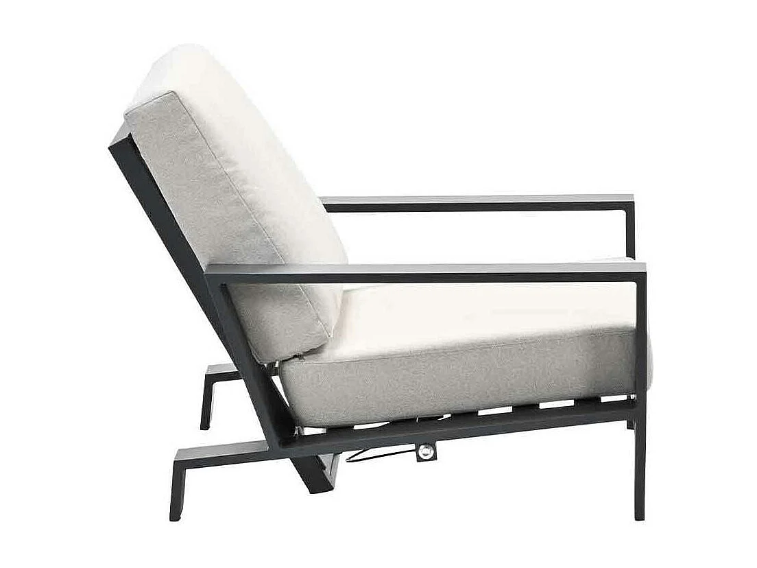 Chaise salon réglable Garden Impressions Coba Sable du désert