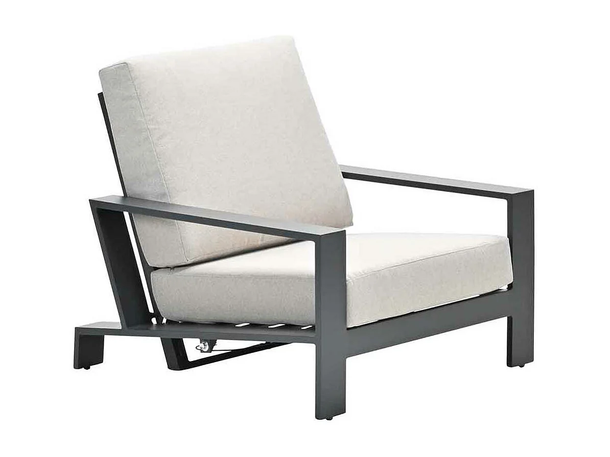 Chaise salon réglable Garden Impressions Coba Sable du désert