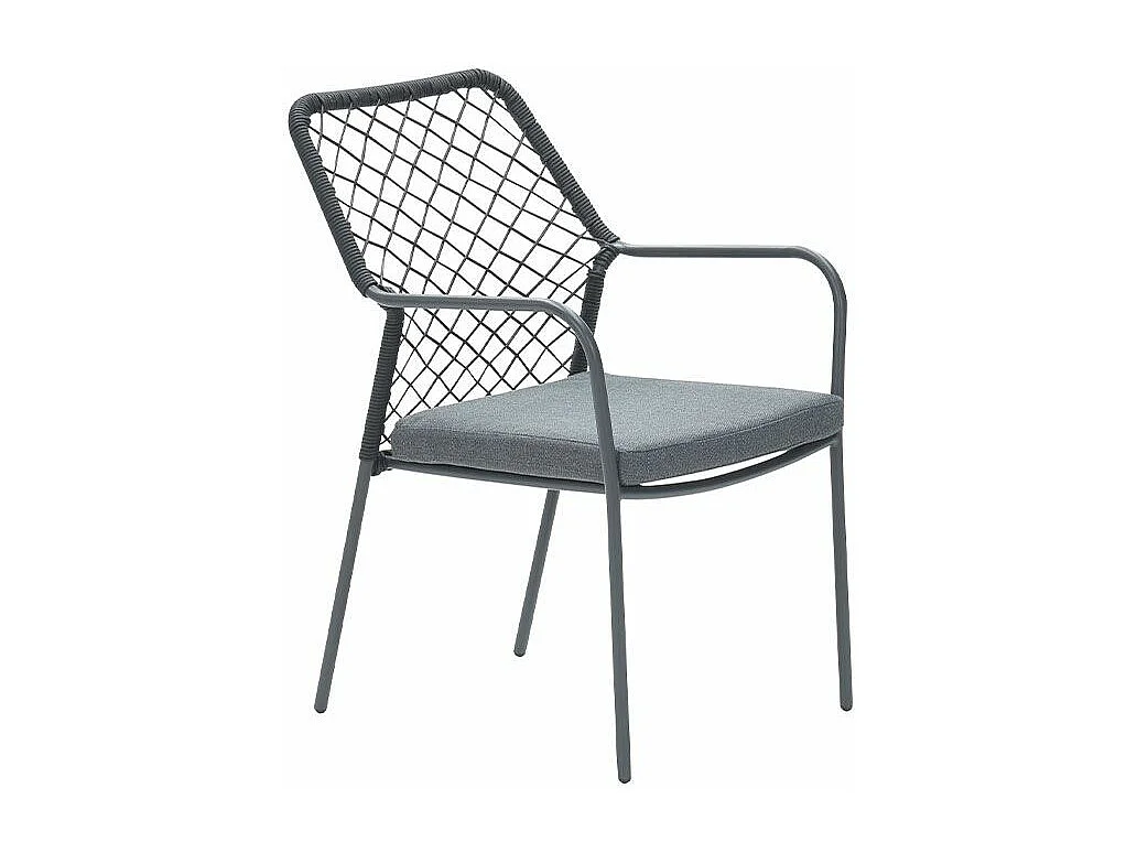 Chaise de jardin Garden Impressions Ross 4 pièces noir