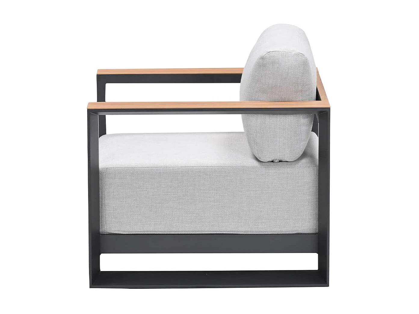 Chaise longue Garden Impressions Malakka - aspect teck clair