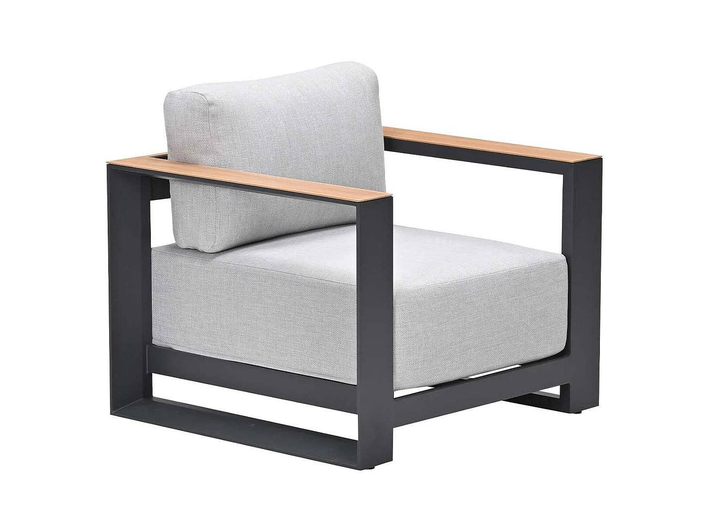 Chaise longue Garden Impressions Malakka - aspect teck clair