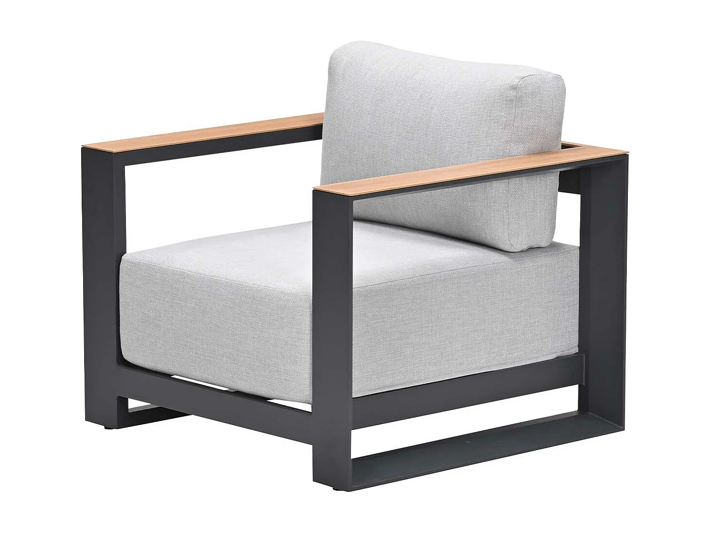 Chaise longue Garden Impressions Malakka - aspect teck clair