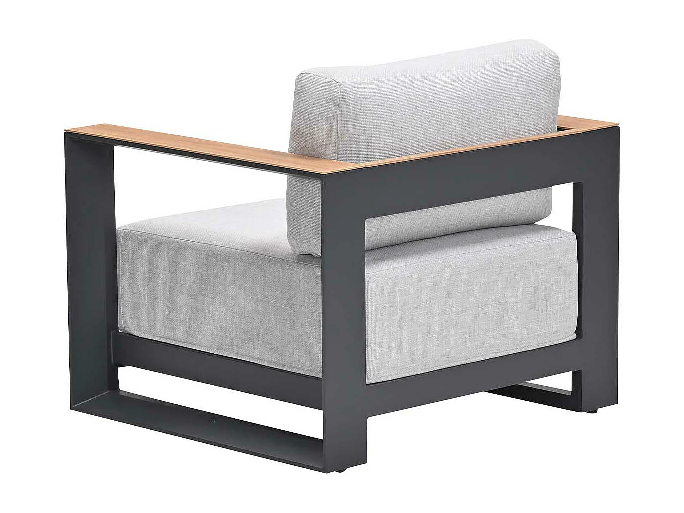 Chaise longue Garden Impressions Malakka - aspect teck clair