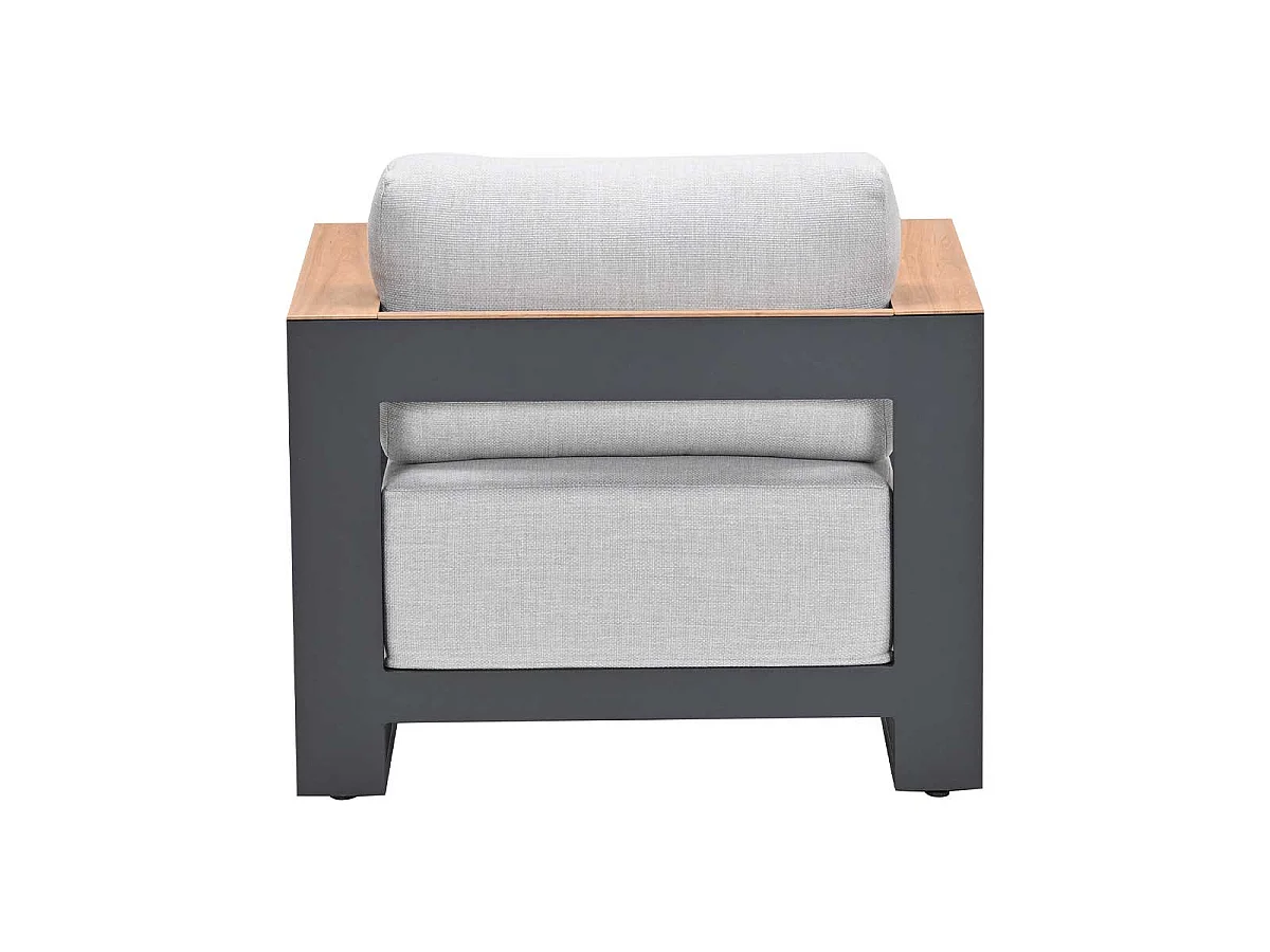 Chaise longue Garden Impressions Malakka - aspect teck clair