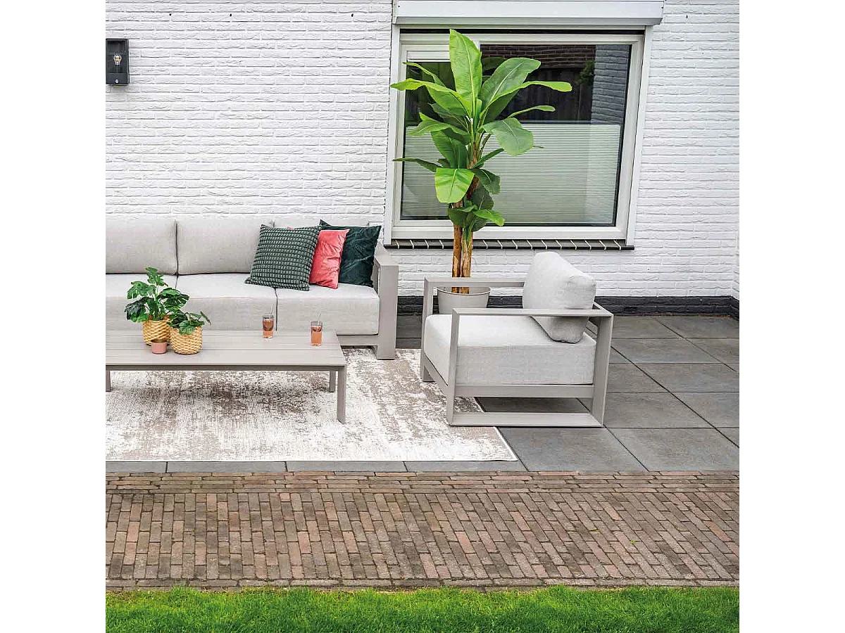 Chaise longue Garden Impressions Malacca - taupe