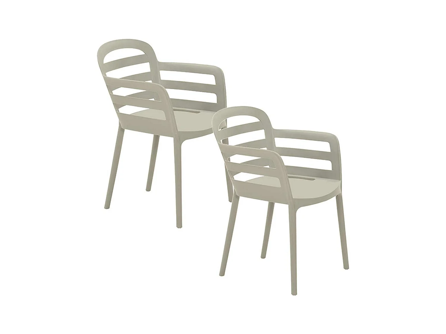 Chaise de jardin Garden Impressions Mira sable 2 pièces