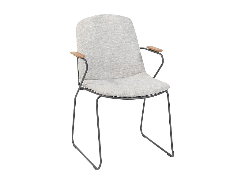 Chaise de jardin 4 Seasons Outdoor Vénéto empilable anthracite