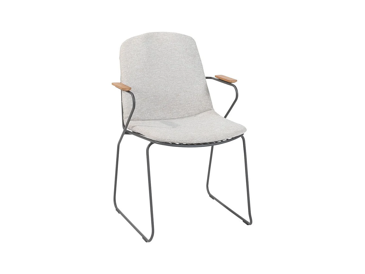 Chaise de jardin 4 Seasons Outdoor Vénéto empilable anthracite