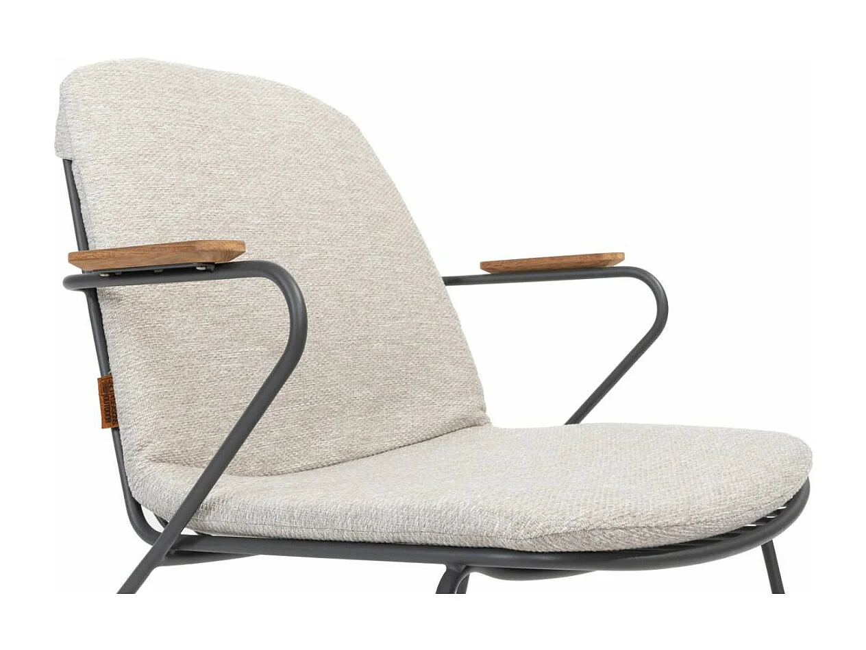 4 Seasons Outdoor Veneto stapelbare tuinstoel - antraciet