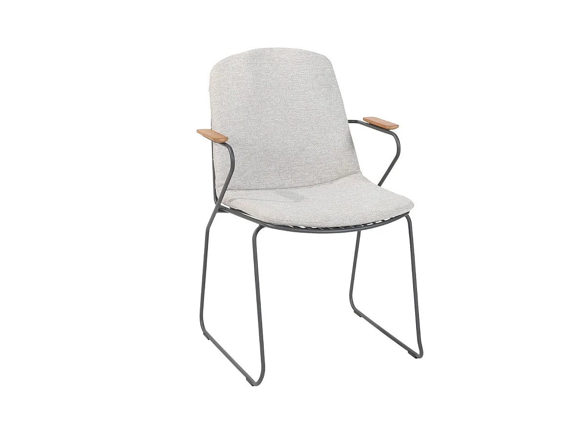 4 Seasons Outdoor Veneto stapelbare tuinstoel - antraciet