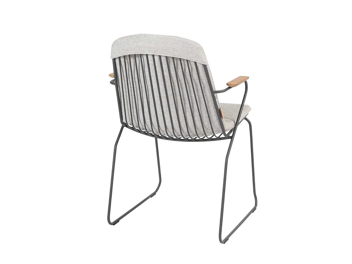 4 Seasons Outdoor Veneto stapelbare tuinstoel - antraciet