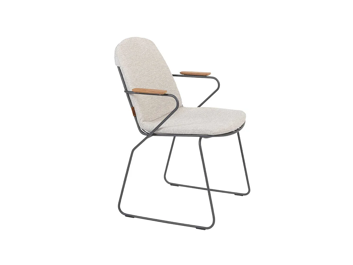 4 Seasons Outdoor Veneto stapelbare tuinstoel - antraciet
