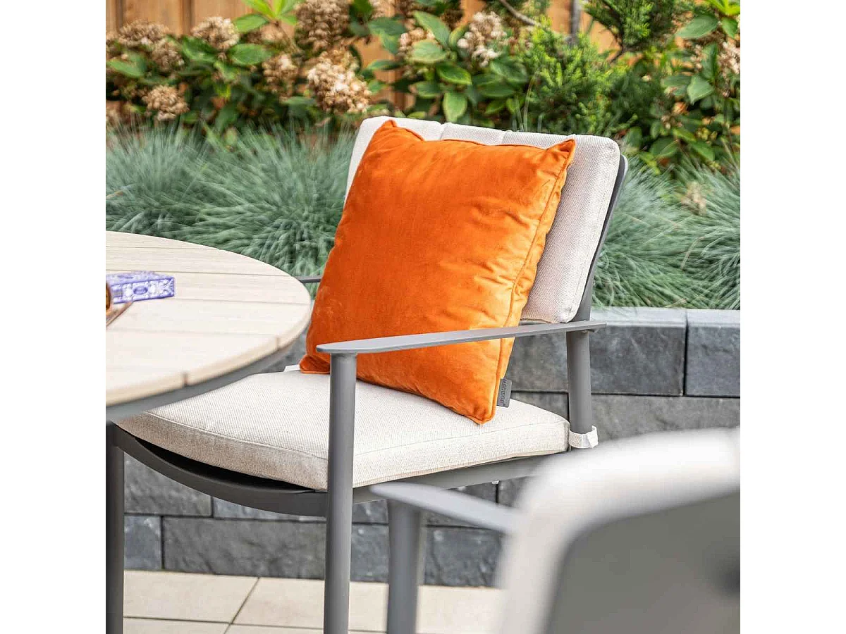 Ensemble de jardin Garden Impressions Dane - Tulli - gris foncé - Ø148x75 cm - 6 pièces