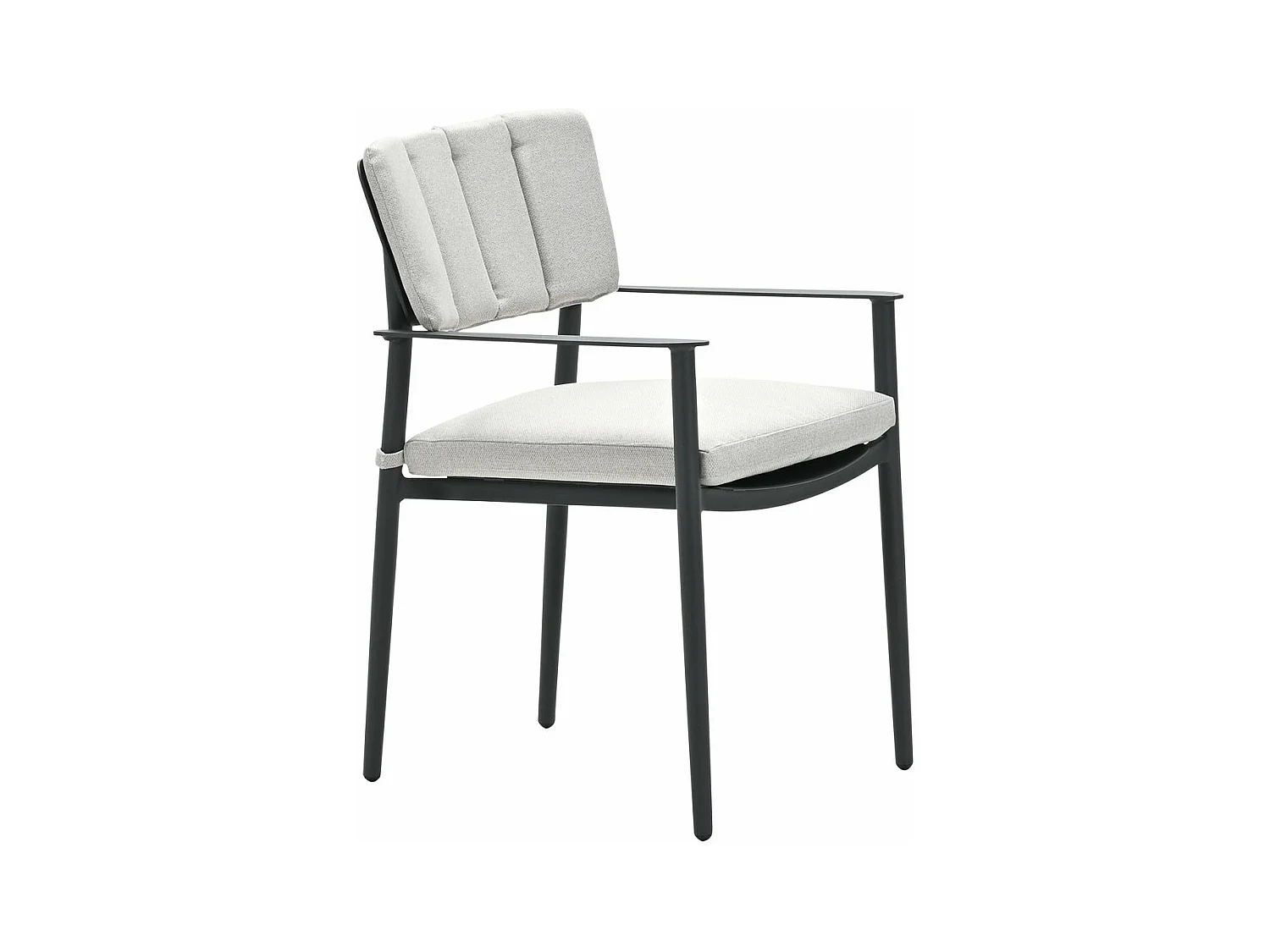 Ensemble de jardin Garden Impressions Dane - Tulli - gris foncé - 180x115 cm - 5 pièces