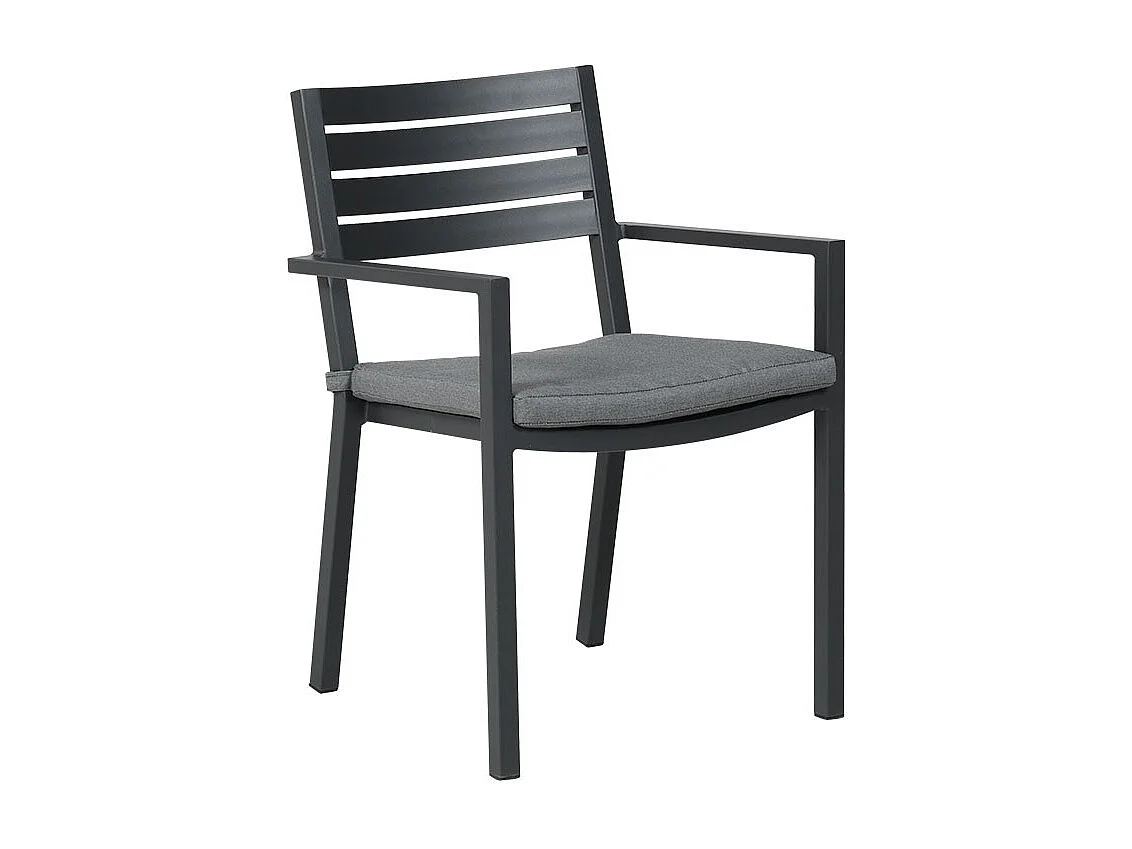 Ensemble de jardin Garden Impressions Amarillo gris foncé 5-pièces - table de jardin Adana 180x100