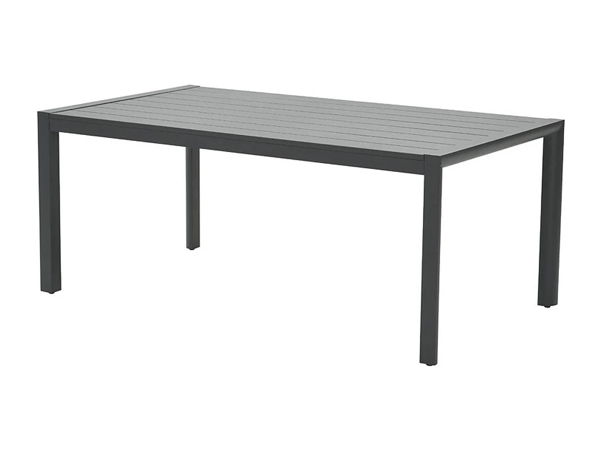 Ensemble de jardin Garden Impressions Amarillo gris foncé 5-pièces - table de jardin Adana 180x100
