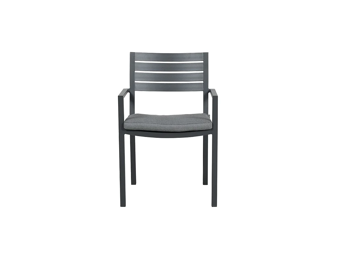 Ensemble de jardin Garden Impressions Amarillo gris foncé 5-pièces - table de jardin Adana 180x100