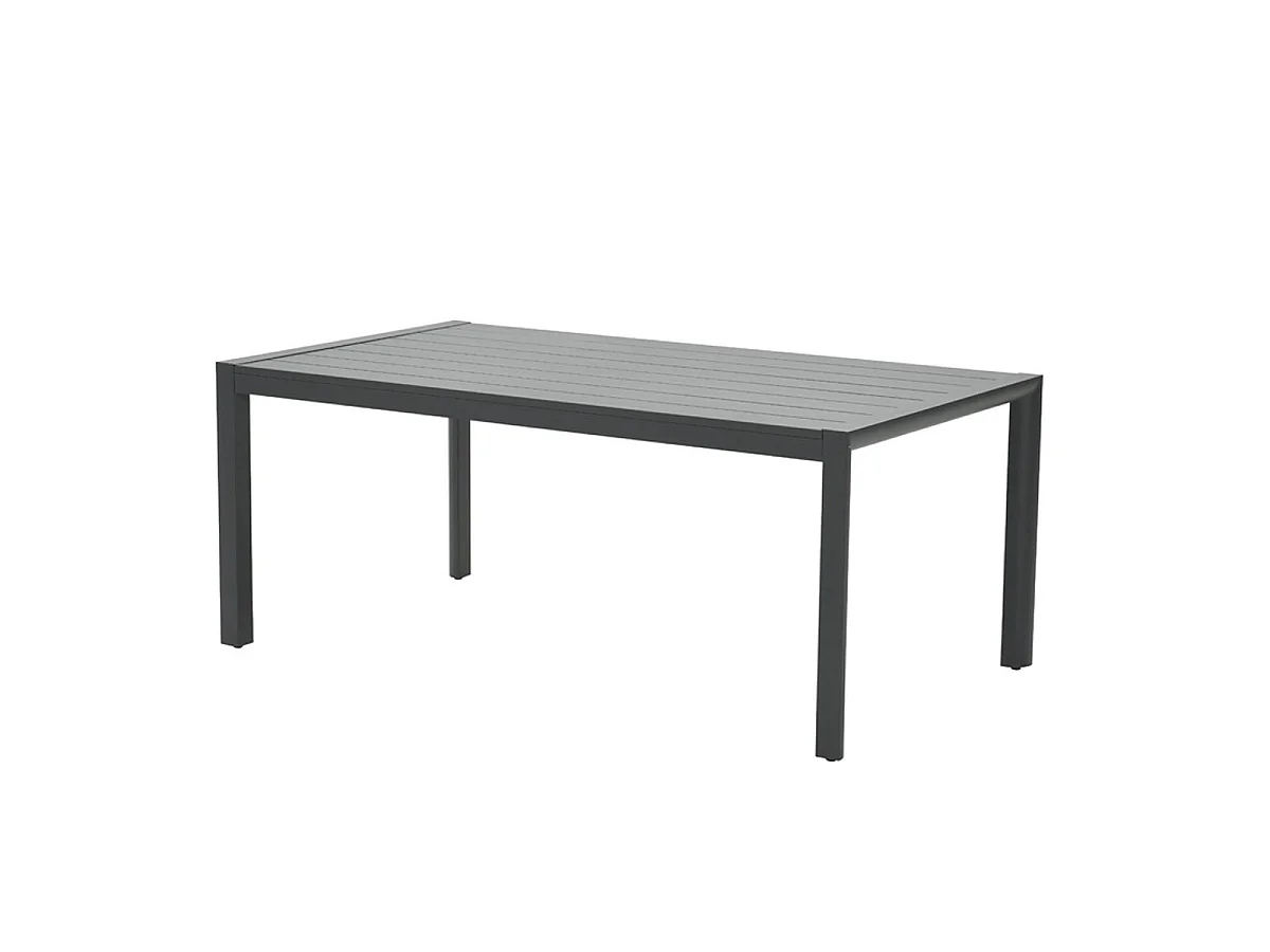 Ensemble de jardin Garden Impressions Amarillo gris foncé 5-pièces - table de jardin Adana 180x100