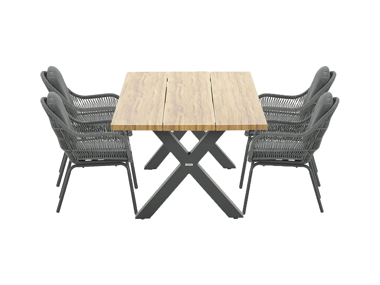 Ensemble de jardin Garden Impressions Yima 7-pièces - table de jardin Zadar 180x100 cm