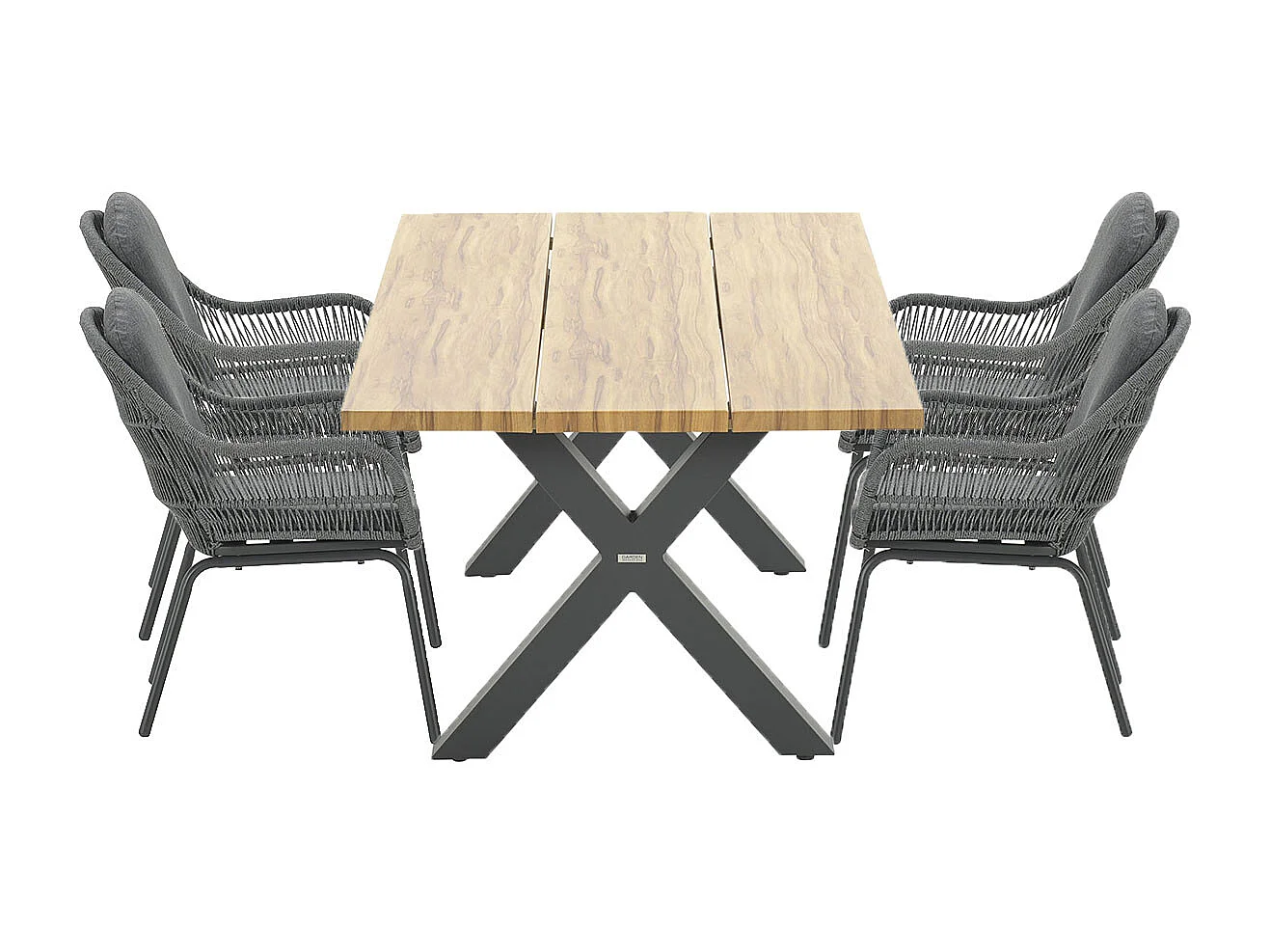 Ensemble de jardin Garden Impressions Yima 7-pièces - table de jardin Zadar 180x100 cm