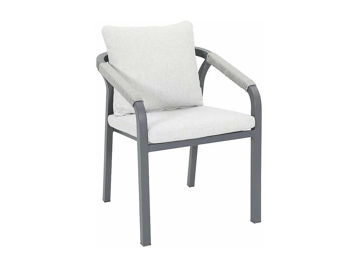 Ensemble de jardin Garden Impressions Tarera - Tulli - taupe - Ø148x75 cm - 6 pièces