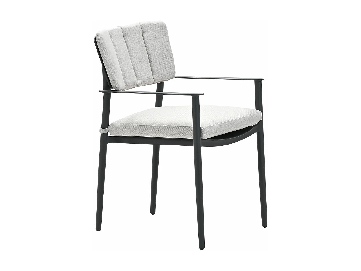 Ensemble de jardin Garden Impressions Dane - Tulli - gris foncé - 220x115 cm - 7 pièces