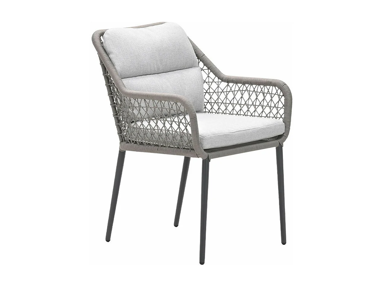 Ensemble de jardin Garden Impressions Pemba - Tulli - taupe - Ø148x75 cm - 6 pièces