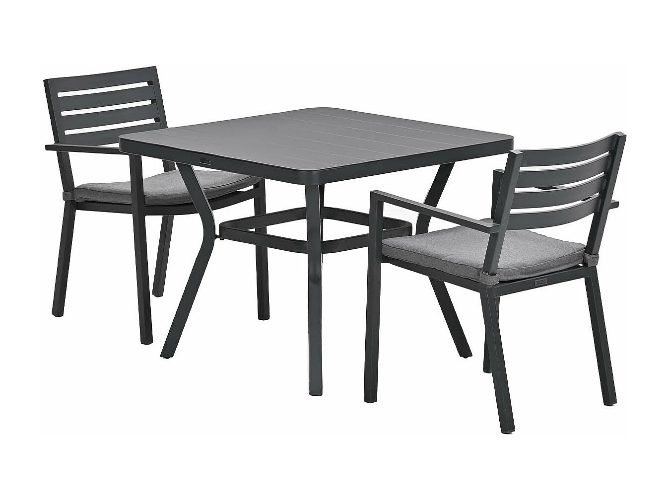 Garden Impressions Amarillo bistro tuinset 3-delig - Mina tuintafel 90x90 cm