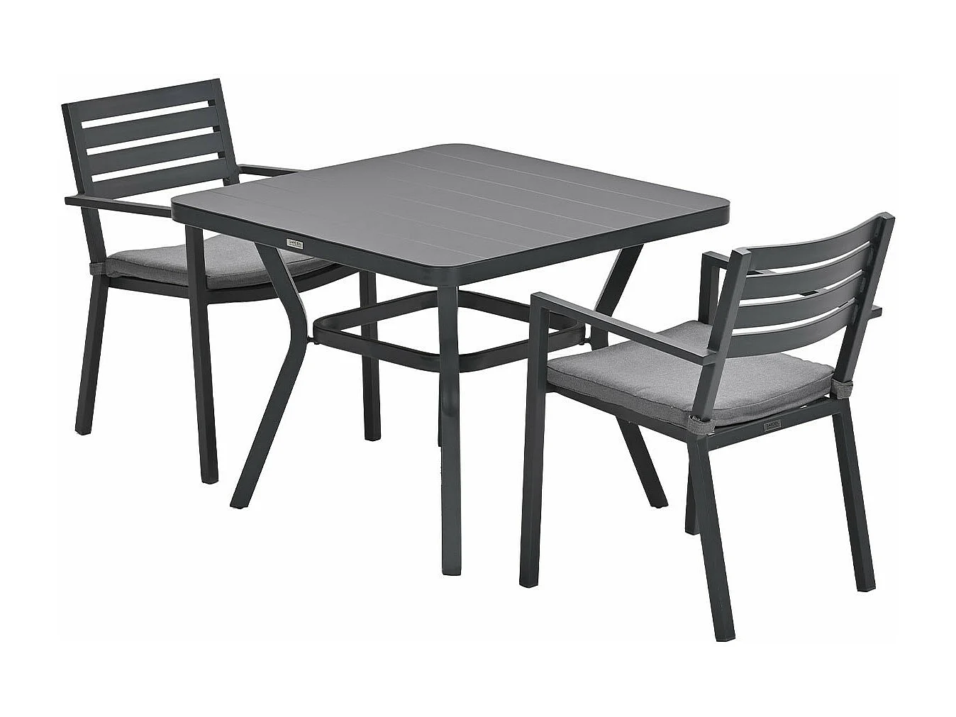 Garden Impressions Amarillo bistro tuinset 3-delig - Mina tuintafel 90x90 cm