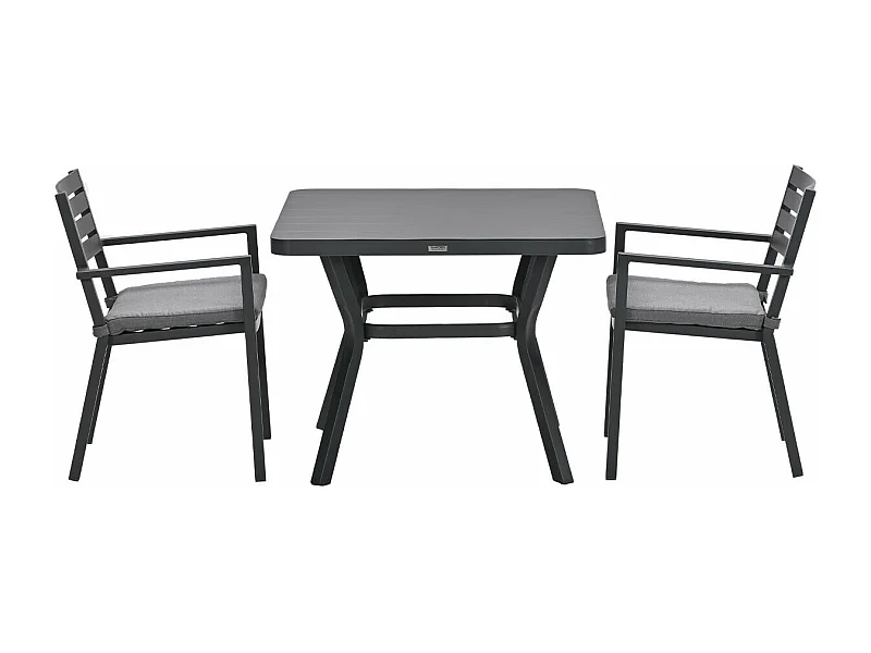 Garden Impressions Amarillo bistro tuinset 3-delig - Mina tuintafel 90x90 cm