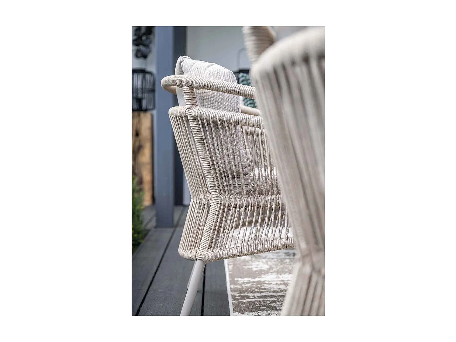 Garden Impressions Sorong tuinset 7-delig - Tulli tuintafel 220x115 cm - light teak vironwood