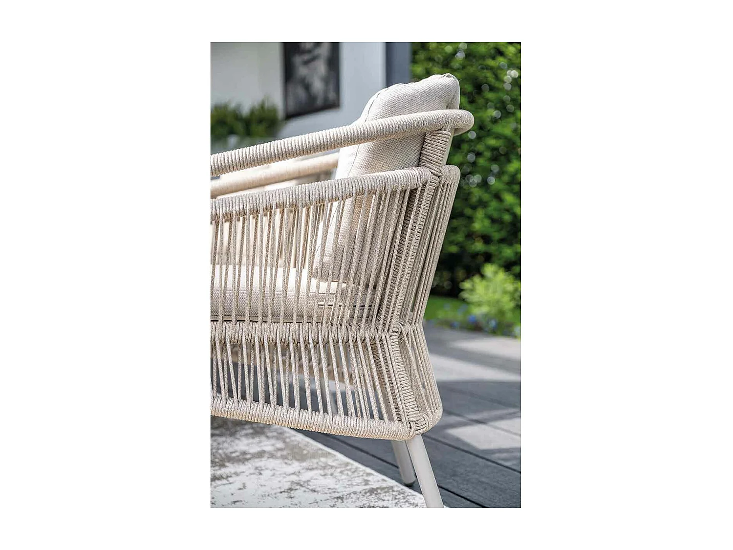 Garden Impressions Sorong tuinset 7-delig - Tulli tuintafel 220x115 cm - light teak vironwood